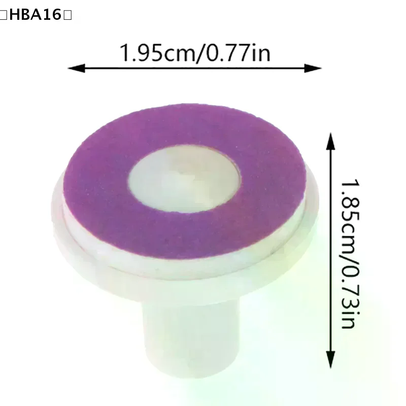 

〔HBA16〕6 шт. сменных насадок для электрического триммера для ногтей, пластиковые пилки-накладки для детского триммера для ногтей