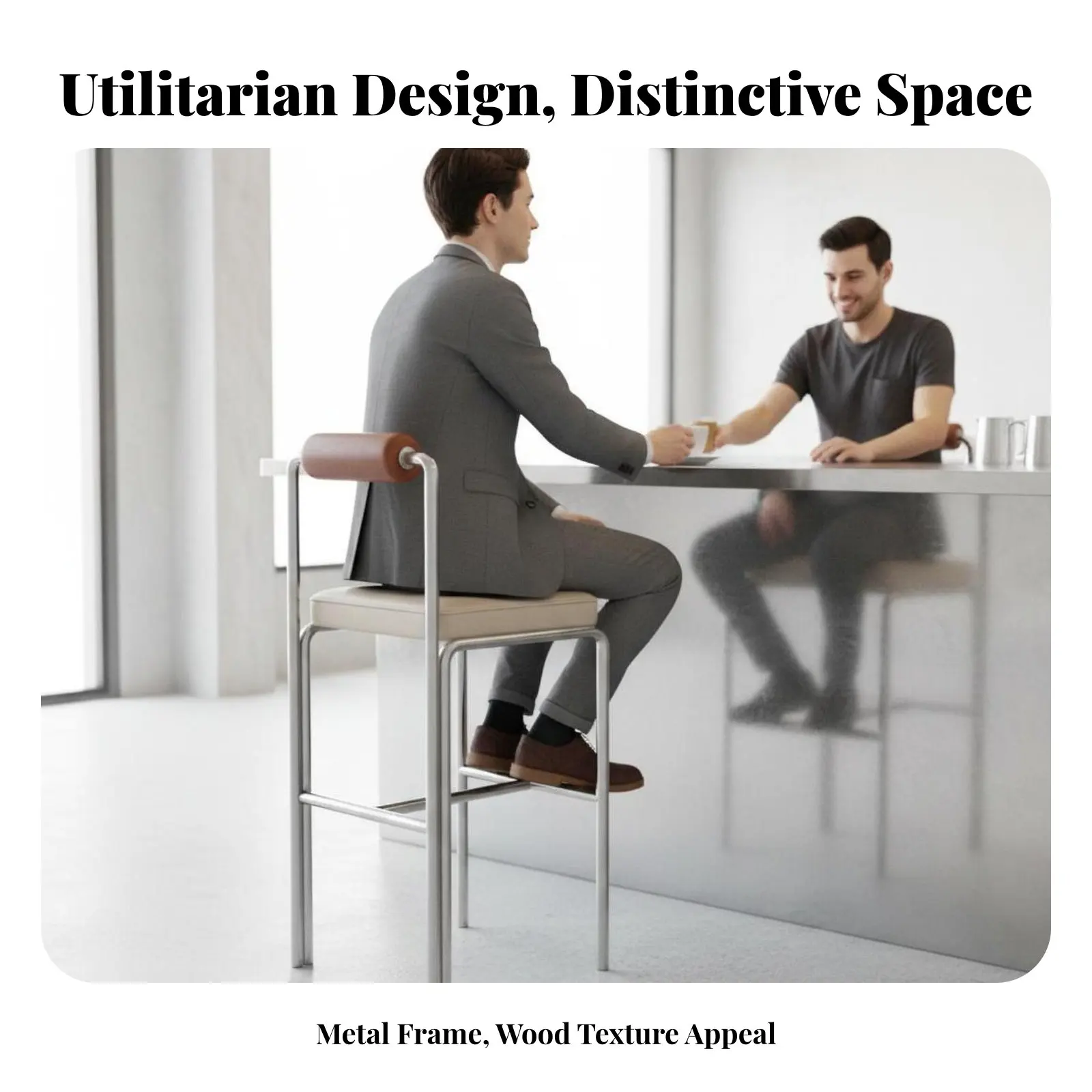 

urban design Bar Set Customizable Combination Commercial Furniture long-lasting Construction adaptable for Small Spaces, Kitchen