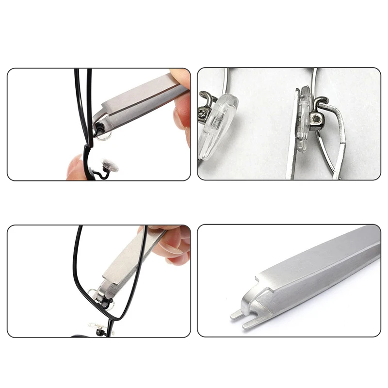 نظارات مخدة أنف للنظارة تثبيت أداة المهنية نظارات المسمار الملقط نظارات الإطار الضابط النظارات انحناء الضابط بندر