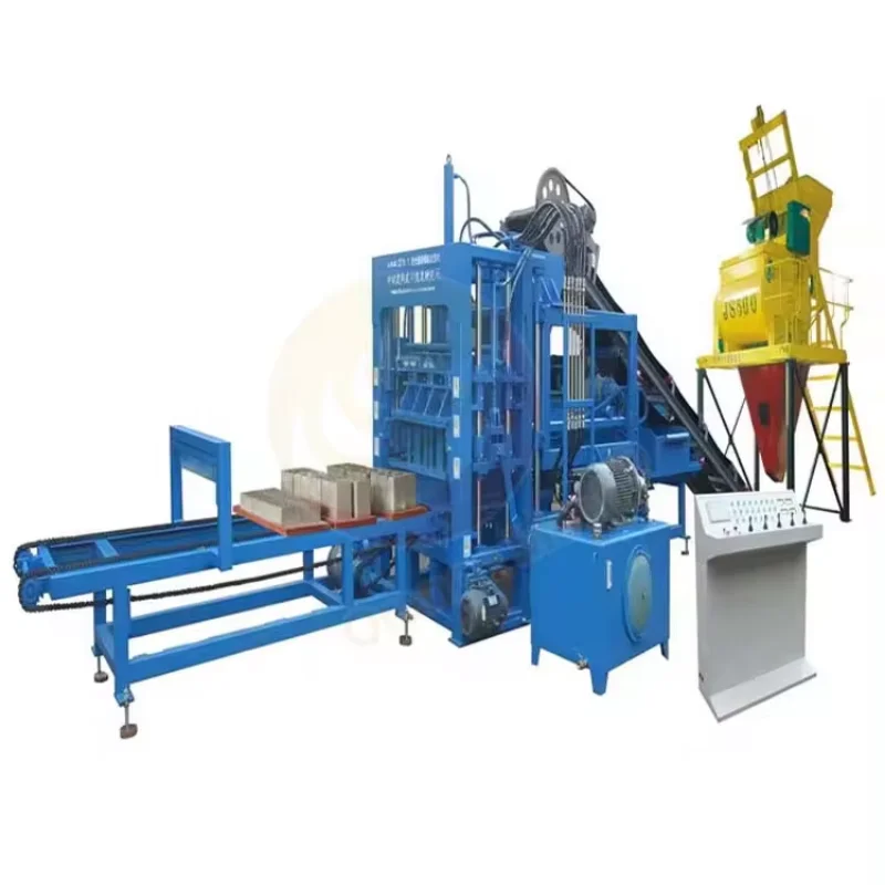  High Capacity Brick Making Machine Automatic Concrete Cement Interlocking Paver Brick Block Making Machinery Sale for Haiti