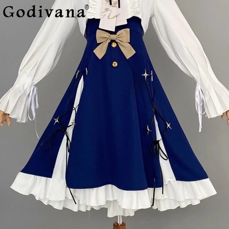 إكسسوارات أغطية الرأس النسائية ملابس الدعائم أزياء الهالوين التأثيرية للنساء مجموعة فستان حفلات الرسوم المتحركة