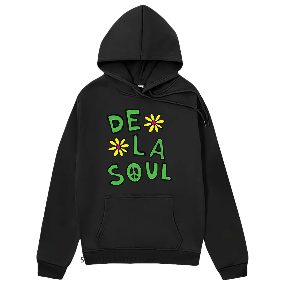 Beautiful Dela Hoodies  Anime De La Soul Sweatshirt Long Sleeve Autumn Winter Clothes Men/women Cute Manga Pullover Hight Street