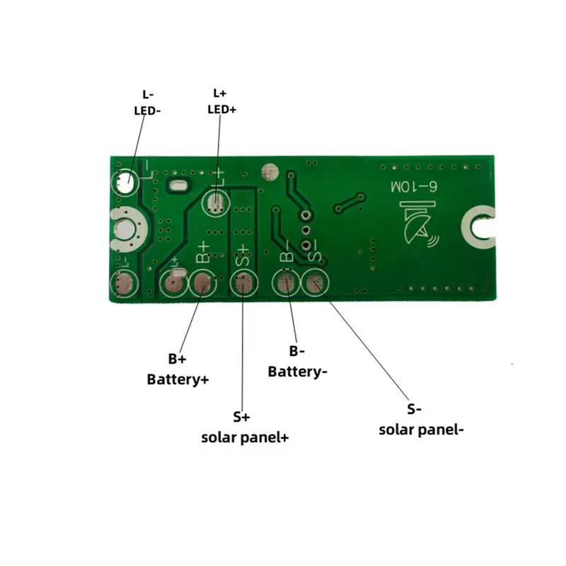 B49C 2X Solar Street Light Driver Board 3.2V 3.7V High Power Remote Control Radar Human Body Induction Solar Light Circuit
