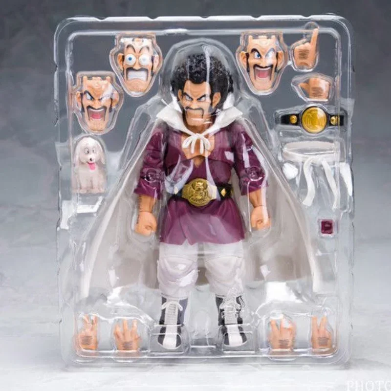 Bandai-figura de acción de Dragon Ball Z, modelo de PVC Original SHF, Mister Satan, colecciones de montaje, juguetes, regalos Hoilday, en Stock