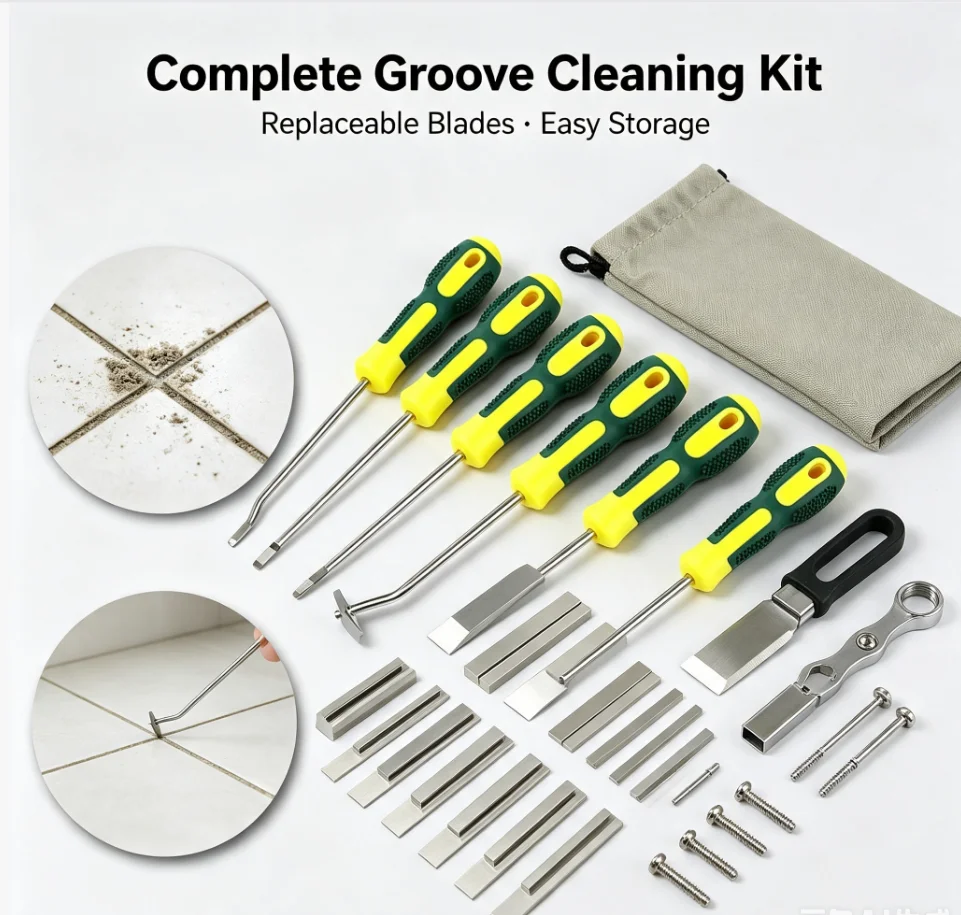Ceramic Tile Grout Remover Tungsten Steel Tiles Gap Cleaner Drill Bit for Floor Wall Seam Cement Clean Hand Tool