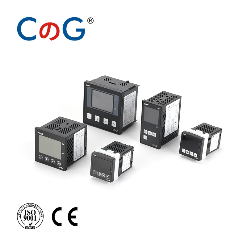 CG E5 Series K E J PT100 4-20mA 0-5v Type AC 220V LCD Screen With RS485 Digital Intelligent Temperature Controller Thermostat