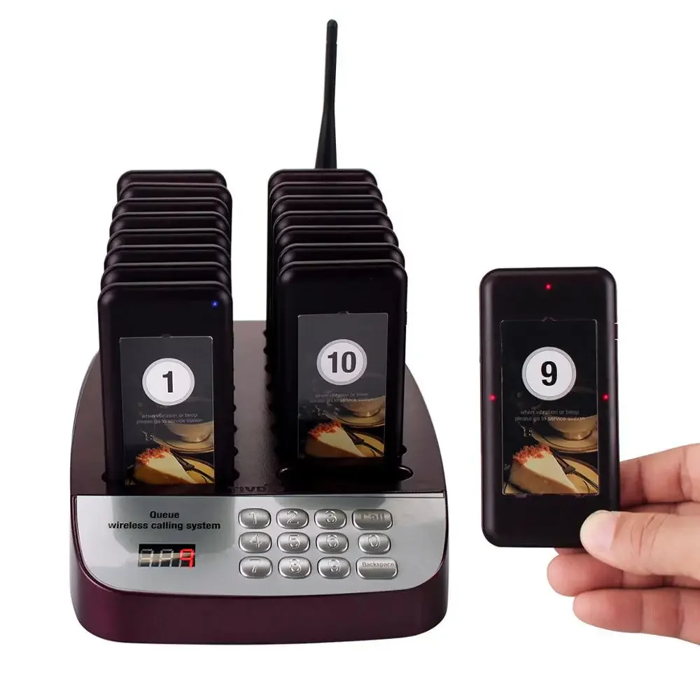 Applicable to Coaster pager guest pager wireless paging queue calling system for channel restaurant