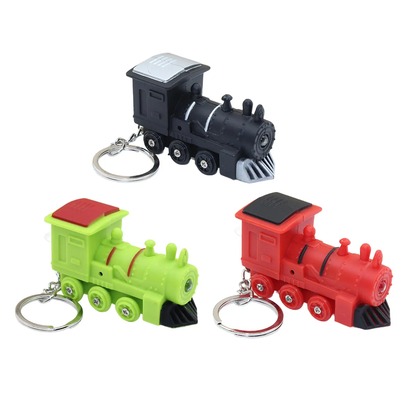 Keyring Train Pendant LED LED Train Keychain for Kids Friend Valentine's Day