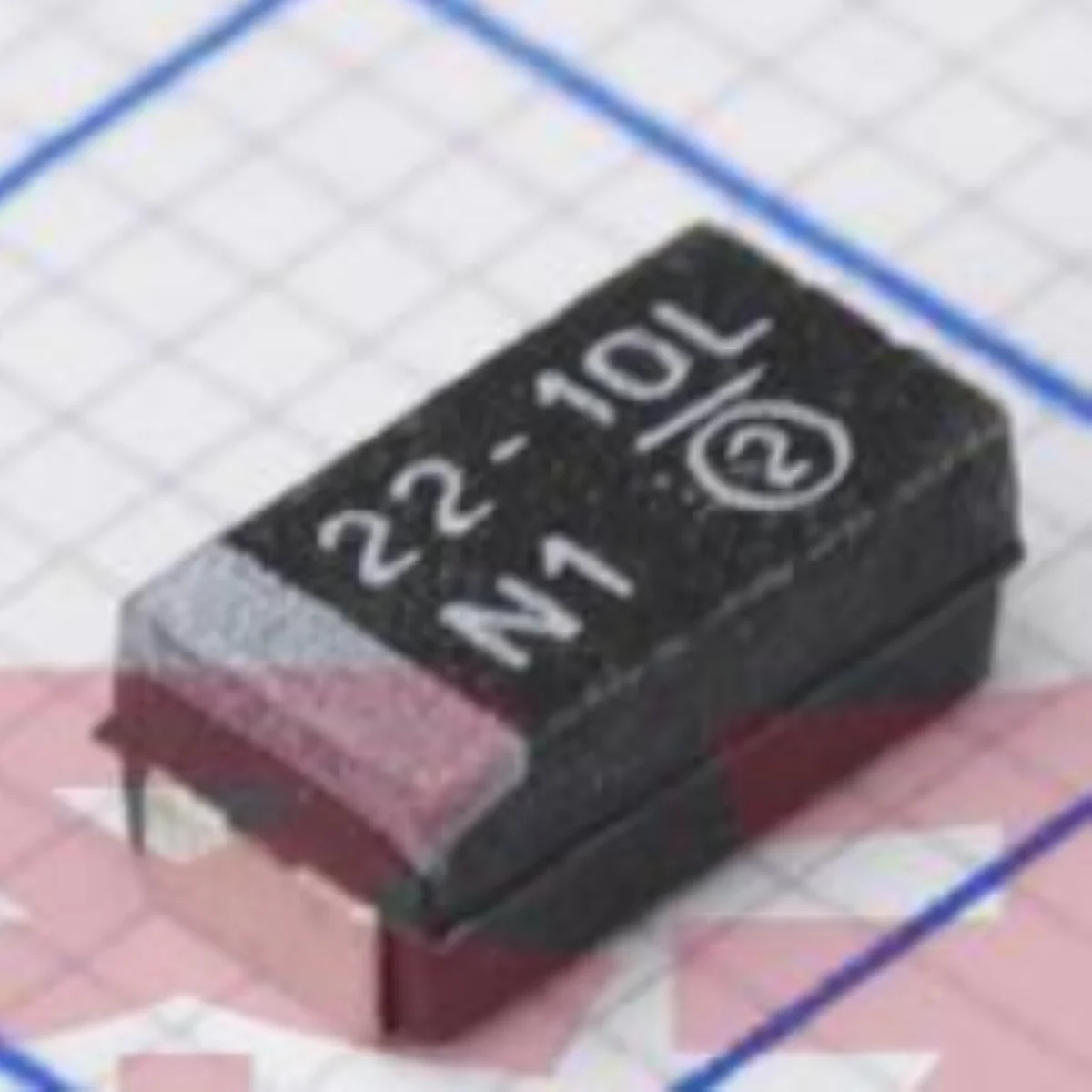 2312 CASE-C-6032-28(mm) Marking 22-10L NEW Original Black Tantalum Capacitor 10V ±10% 22uF 1.5Ω CAP TANT 22µF 293D226X9010C2TE3