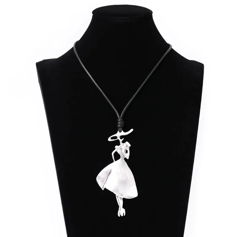 Elegante Frauen Pullover Kette Legierung Ethnischen Stil Weibliche Persönlichkeit Mode Lange Halsketten Schmuck – Detail 1