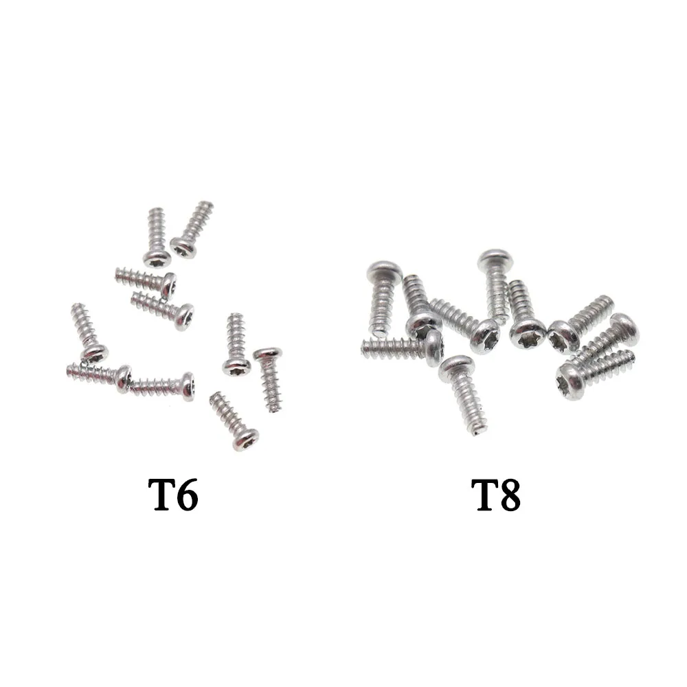 10pcs Screws Replacement For XBOX Series S/X Controller Handle Screw For XBOX Series T6 T8 Screws Torx Security Screws Set