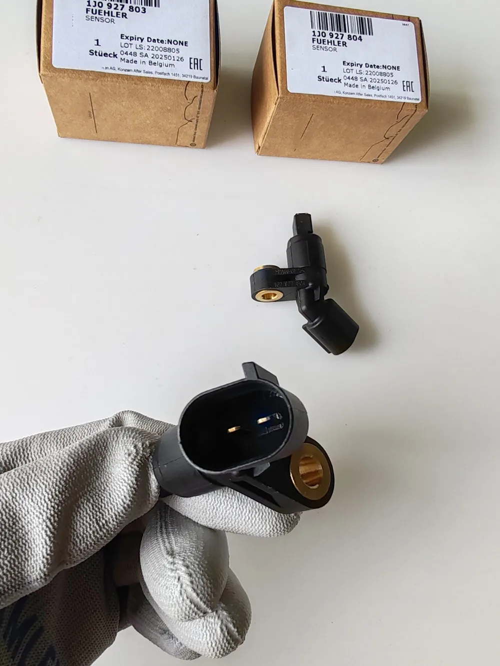 2er-Set OEM 1J0927803, 1J0927804 ABS-Raddrehzahlsensor links und rechts für VW Golf MK3 MK4 Bora Jetta Audi TT A3 Seat Skoda