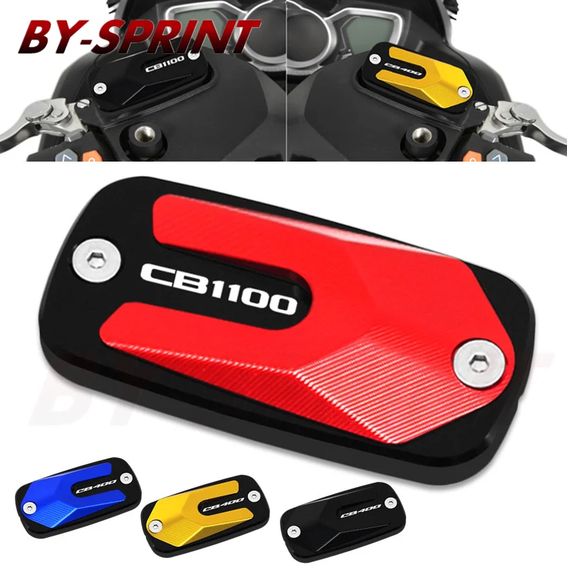 

High Quality For Honda CB400 CB1100 CB1300 CB1300 SF/SP 1997-2021 Motorcycle CNC Brake Fluid Fuel Reservoir Tank Cap Cover