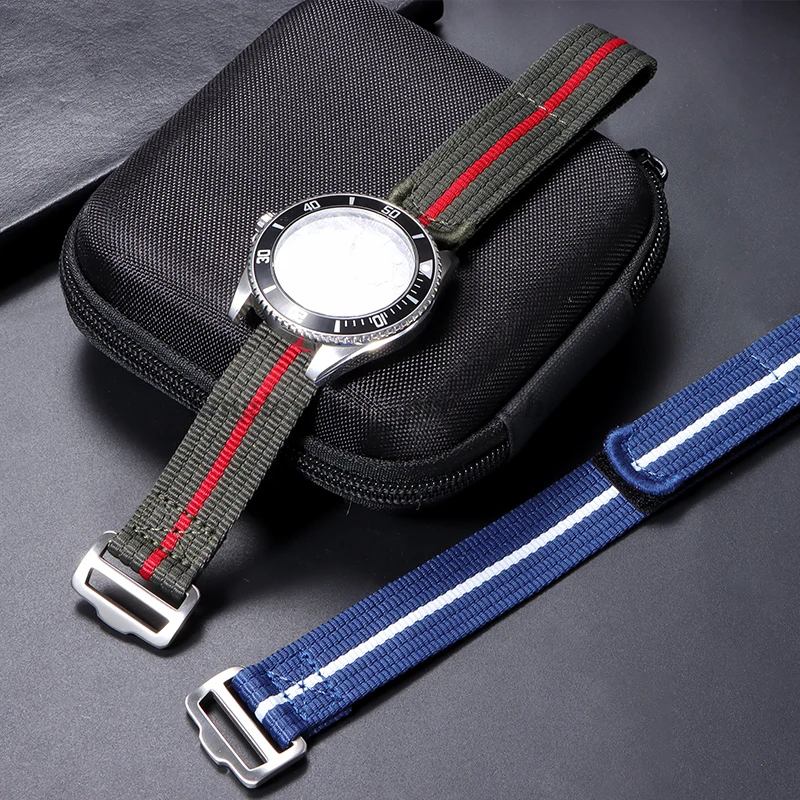 20mm 22mm High Quality Nylon Watch Strap for TUDOR Collar Hidden FXD/Biwan/1958Series Canvas Watchband for Men Sport  Bracelets image 6