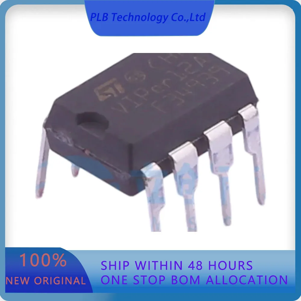 VIPER12ADIP-E VIPER12  60kHz 730V 9V~38V DIP-8 AC-DC Controllers and Regulators Original Stock