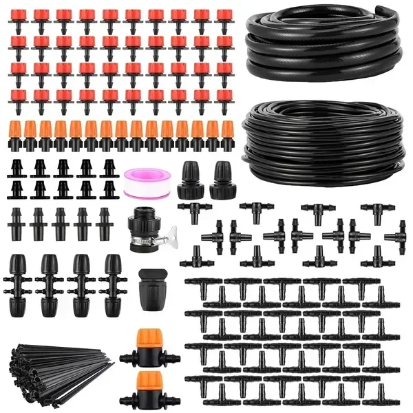 

Drip Irrigation Kit Automatic Garden Irrigation System Misting Plant Watering Drip Kit for Garden