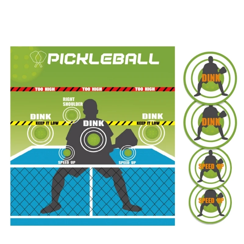 Professional Pickleballs Practice Mat with Shock Absorption Pickleballs Practice P JOME