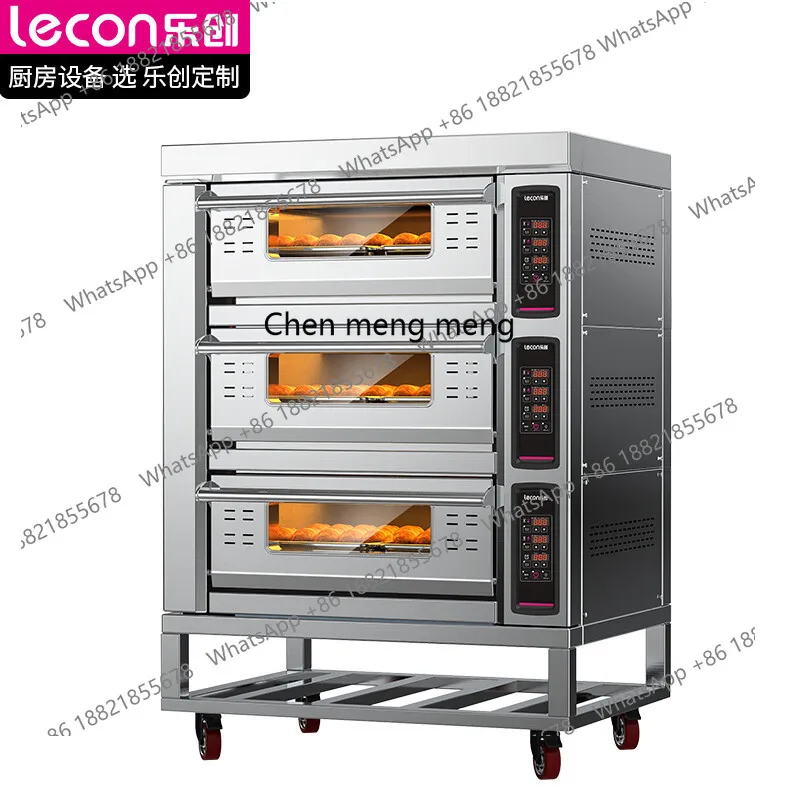 

Multifunctional commercial electric oven steaming and baking integrated bread cake baking oven large capacity