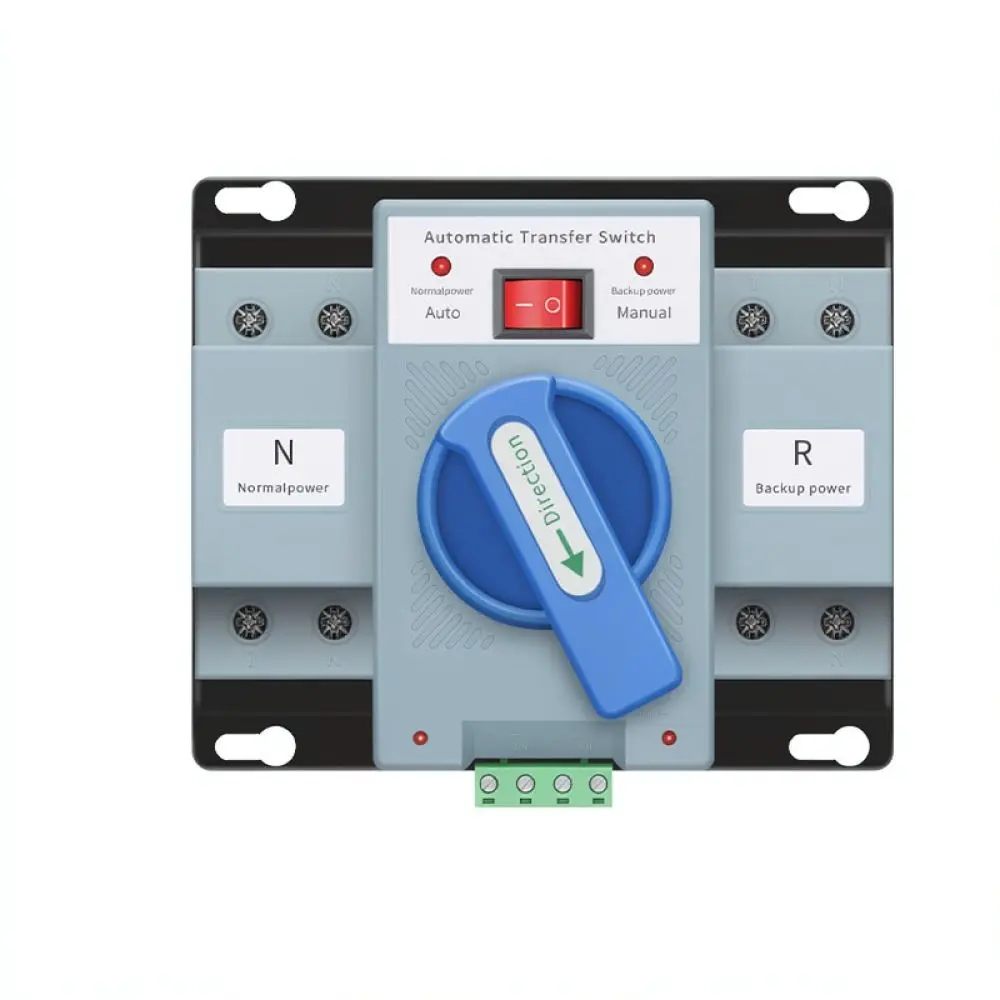 Dual Power Automatic Transfer Switch ATS 4P Changeover Device 63A 100A 125A Home Backup Power Electrical Control Supply