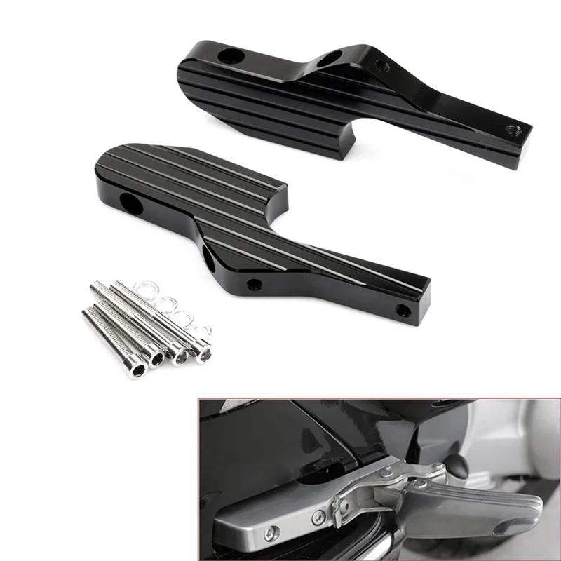 

AW-Motorcycle Passenger Footrest Rearward Rear Extension For Piaggio VESPA GTS300 GTV 200 250 300IE Black