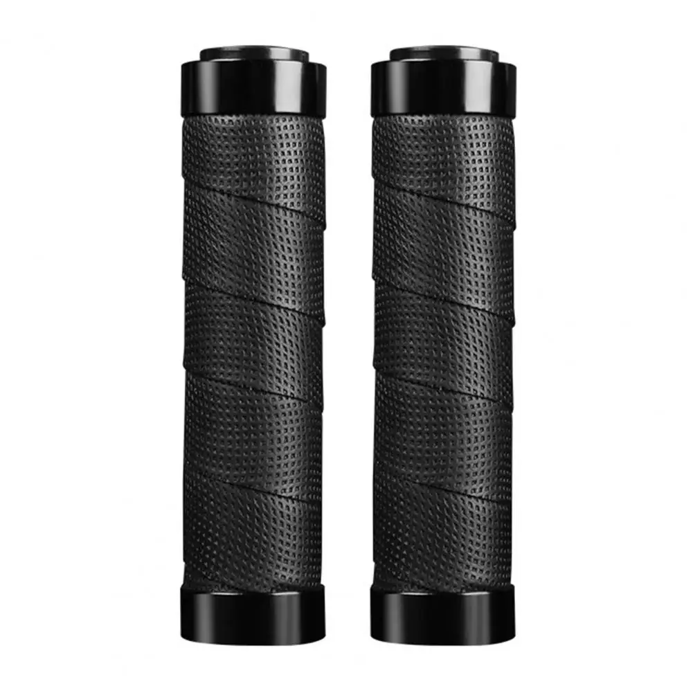 

Bicycle Handlebar Grip Cover Non-slip Faux Leather Shock Absorbing MTB Road Mountain Bike Handle Grip Sleeve Bike Accessories