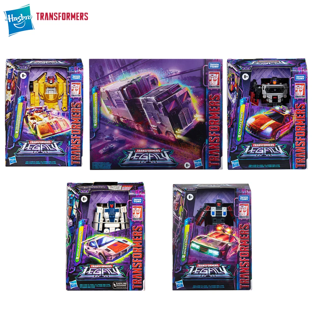 

[In-Stock] Hasbro Transformers Legacy Menasor (Breakdown, Dragstrip, Wild Rider, Dead End and Motormaster) Action Figure Toys
