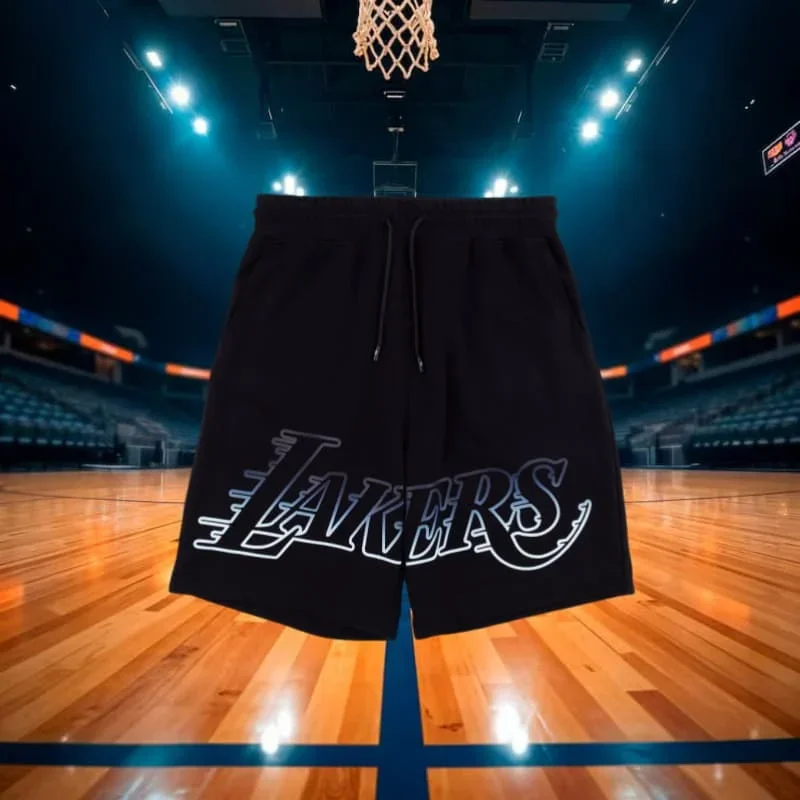 

Новые летние новейшие американские популярные американские ретро-командные баскетбольные шорты для фанатов, памятное издание, сетчатые болельщики, быстросохнущие, дышащие