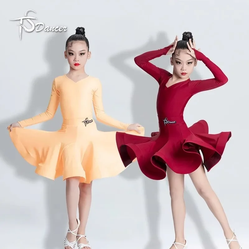 Customized Customized  Latin Dance Dress for Girls' Professional Competition Dress Large Skirt Grade Exam Dress Performance Standard Skirt - Aliexpress Deal
