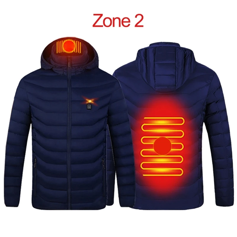 Light Weight Heating Jackets Winter Coat Outdoor Electric Heated Coat Winter Sports Thermal Jackets for Outdoor Camping