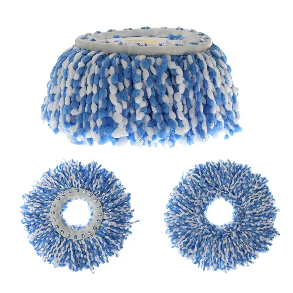 360° Rotating Household Magic Replacement Mop Head Cleaning Pad Microfiber Floor Mop Head