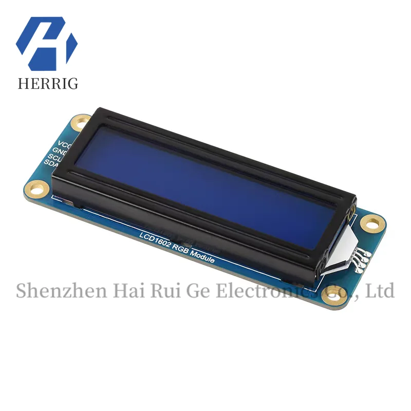 

Raspberry Pi 4B/Pico Microcontroller LCD1602 Display I2C Color Screen