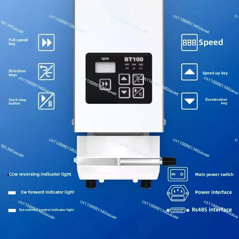 BT100 Small Laboratory Peristaltic Pump Precision Liquid Metering 570mL Large Flow Filling Constant