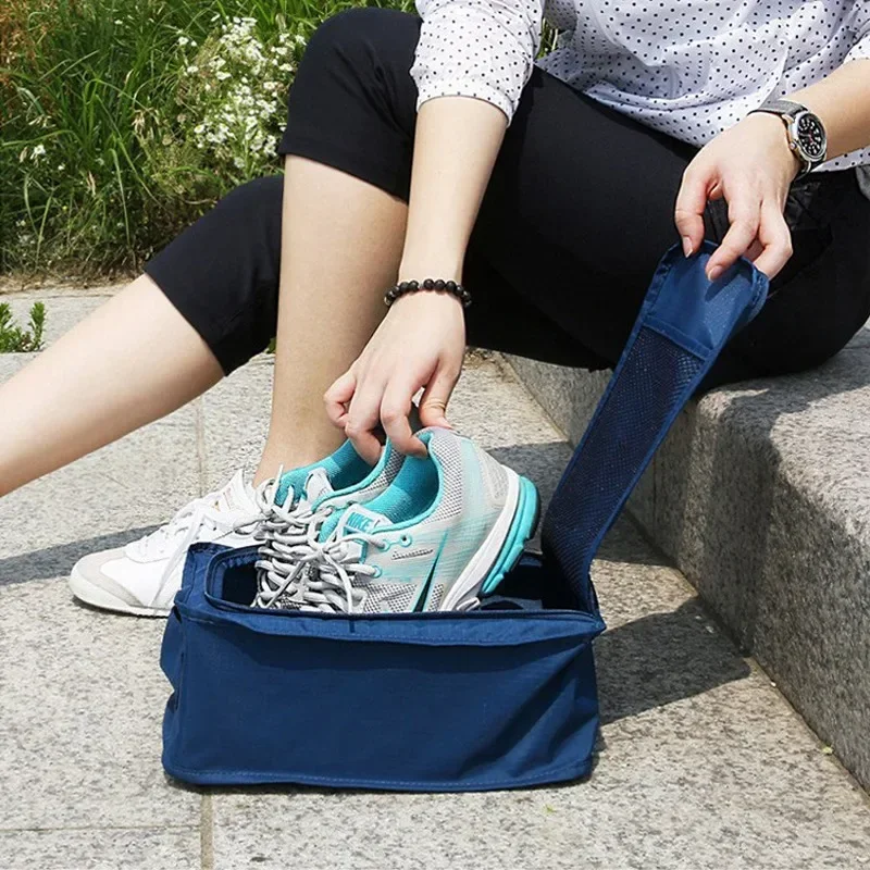 1pcs Portable Shoe Bags Travel Holds Multifunction Waterproof Folding Storage High Capacity Shoe Pouch Organizer Storage Pouch