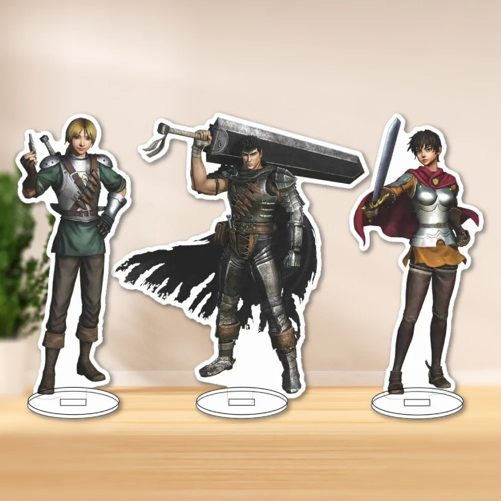 

Diy Berserk Anime Game Peripherals Figure Show Custom Transparent Acrylic Stand Model Cartoon Desktop Ornament Creative Gifts