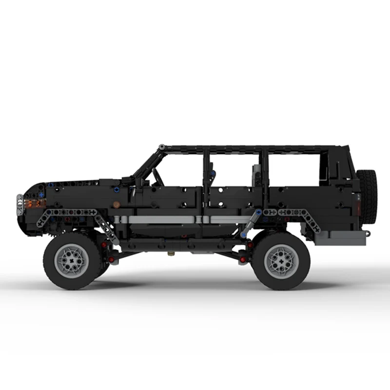 시티카 모델 MOC 빌딩 블록 랜드 크루저 80 오프로드 차량 모듈형 기술 어린이 휴일 선물 조립 장난감 세트