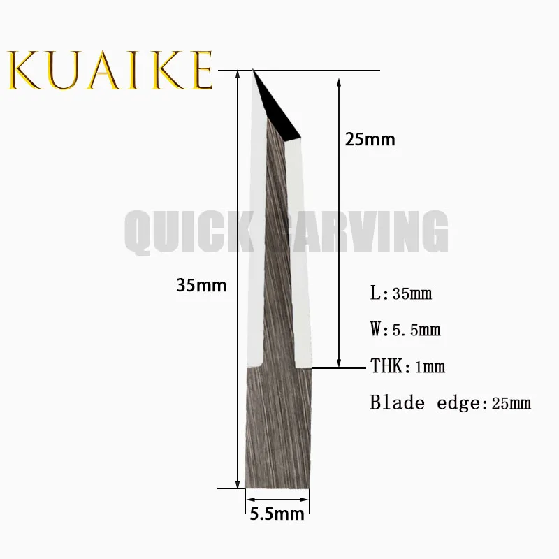 5PCS JWEI AOL IECHO AOKE ZUND COMELZ JINDEX ATOM EMMA Double Edge Lengthening Thickening Carbide Tungsten Steel Vibrating Blade