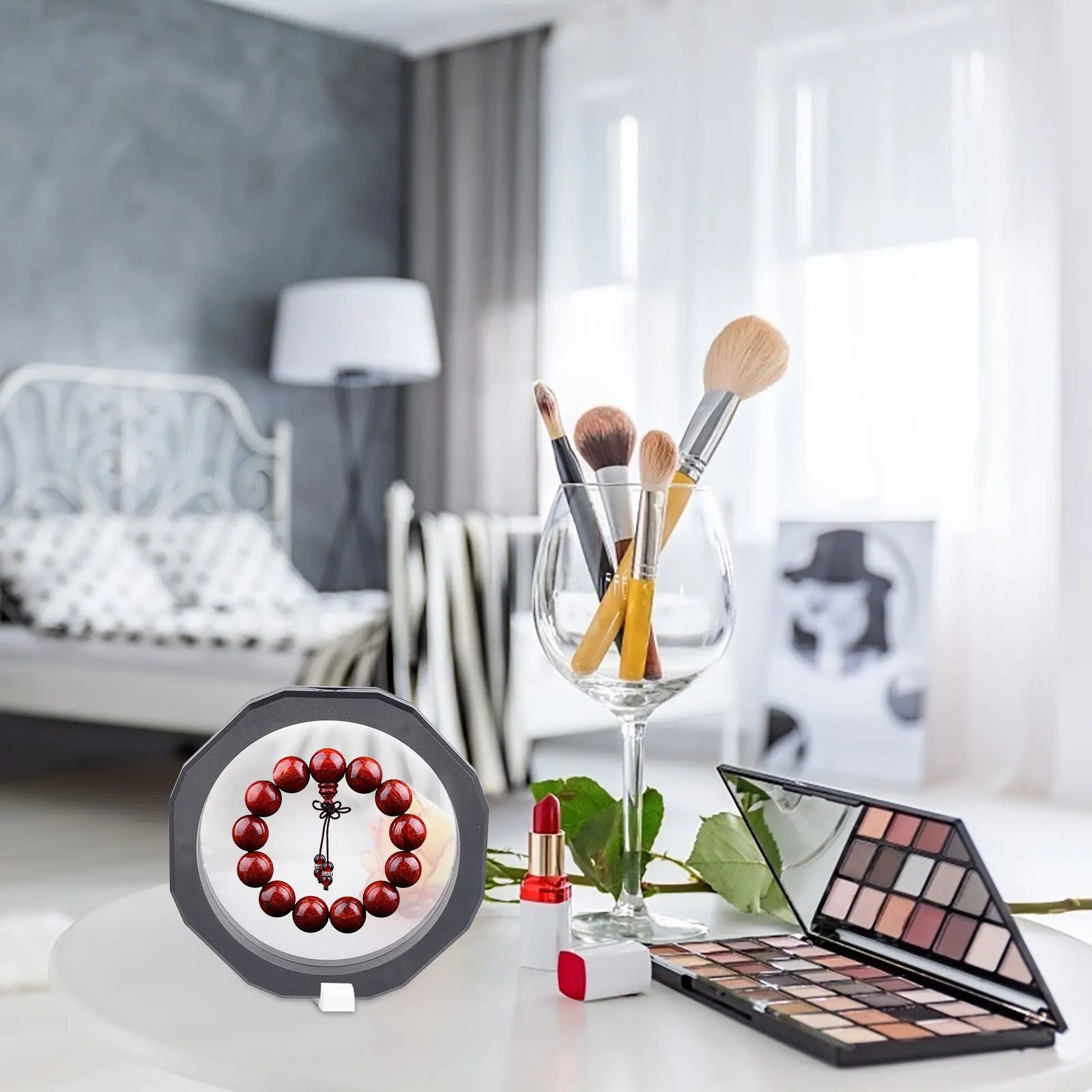 

2Pcs Jewelry Organizer Suspended Packaging Boxes Small Clear Plastic Display Box Travel Jewelry Storage Durable Organizer Case