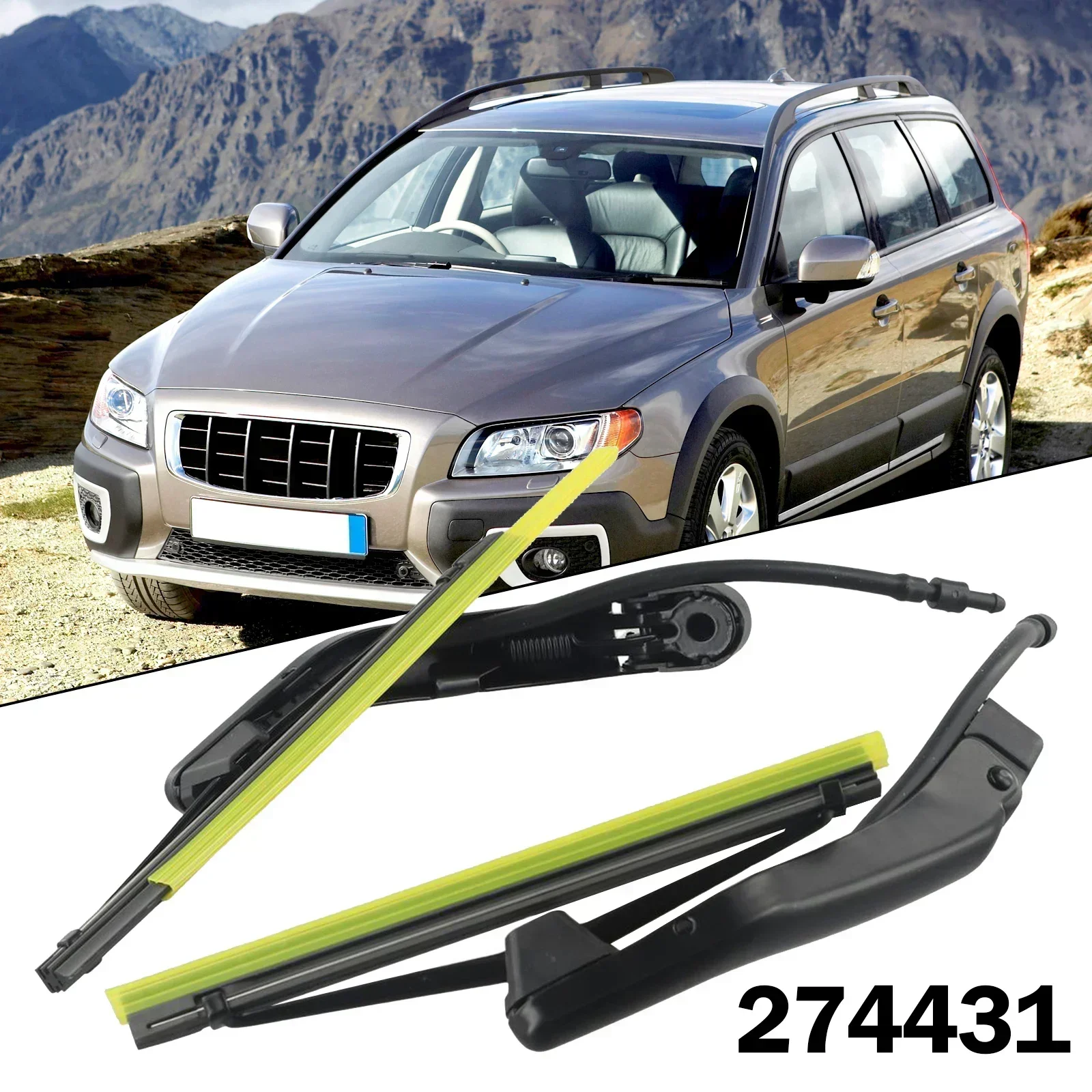 1pair Headlight Wiper Arms Headlight Wiper RH LH 274431 Windshield