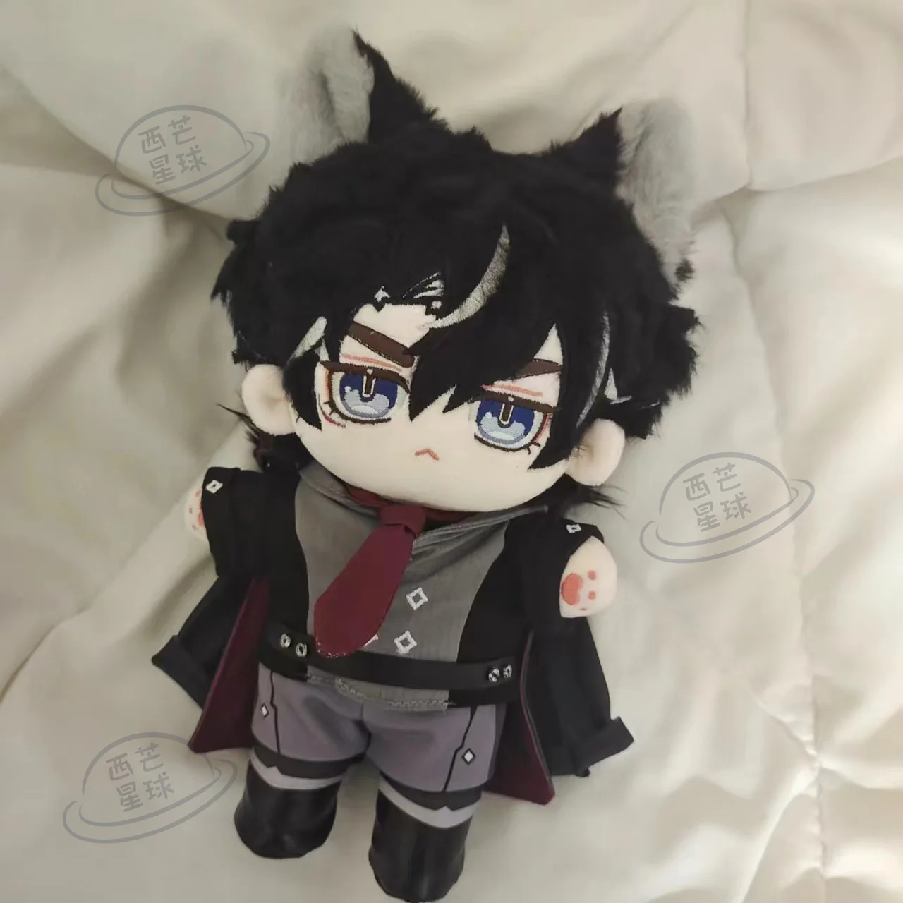 Game Genshin Impact 원신 Wriothesley リオセスリ 라이오슬리 Stuffed Plushie 20cm Plush Doll Toy Body Clothes Clothing XQ