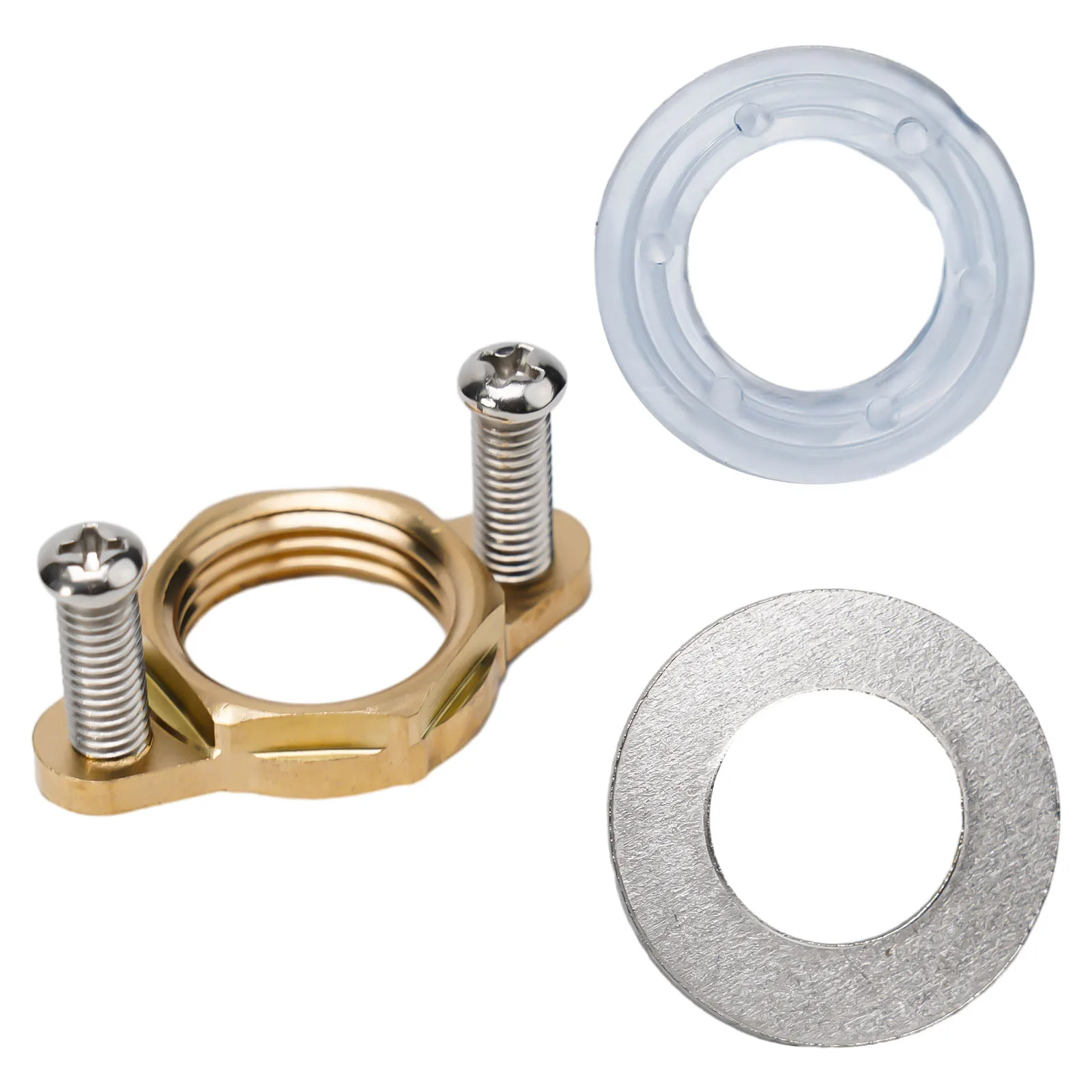 Kitchen And Bathroom Pipes And Hoses Faucet Fixing Fasteners 1 Set 2cm/0.79inch Anti-loosening Brand New Copper