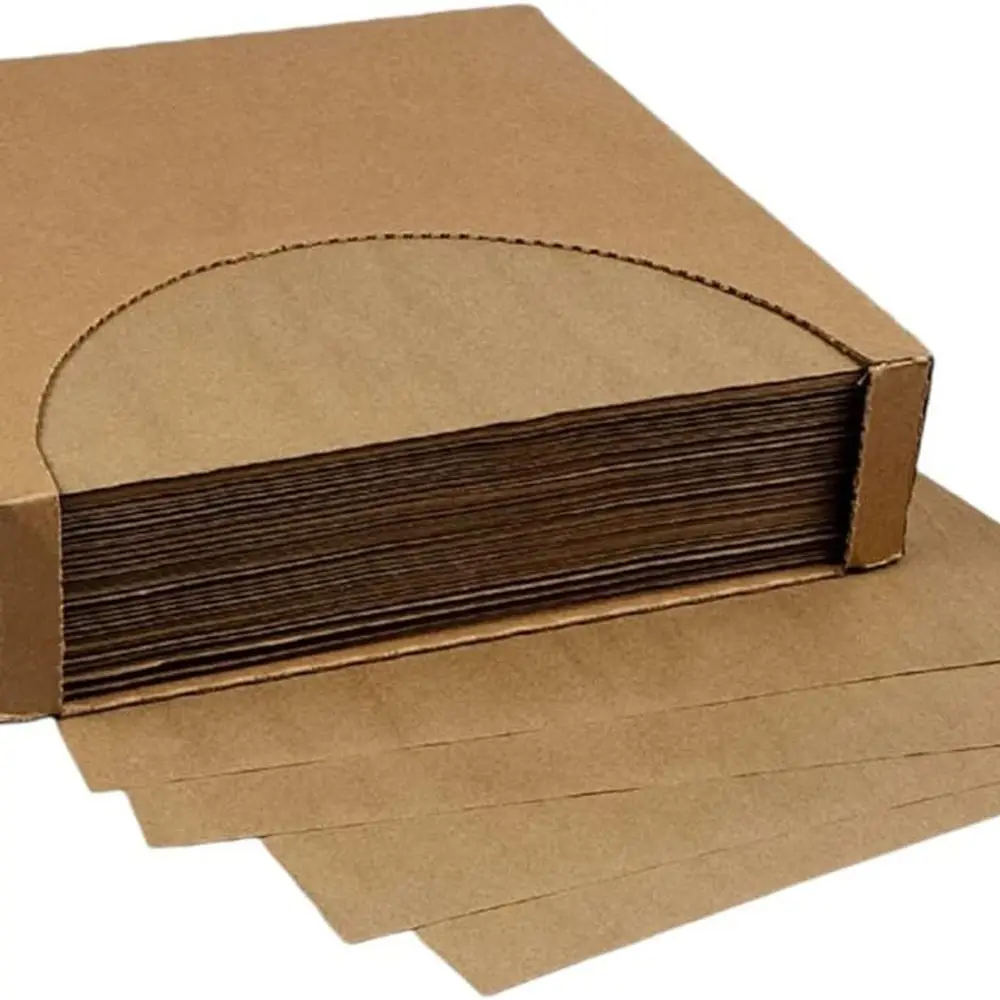

1000 Count Natural Kraft Waxed Paper Liners, 12x12 Inches, for Baskets and Wraps