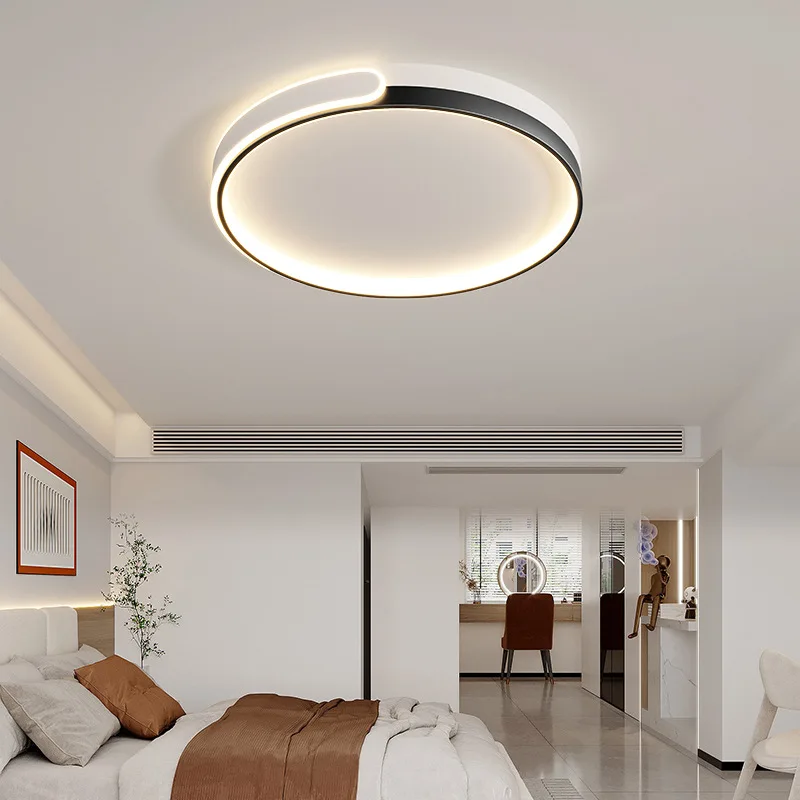 Modern LED Ceiling Chandelier round Square Minimalist Design for Bedroom Study Children's Room Kitchen Indoor Home Lighting