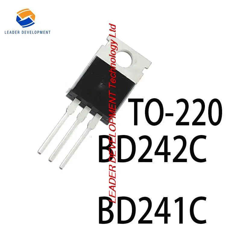 10PCS New and Original BD243 BD244 BD242 BD241 TRANSISTOR NPN PNP 100V 6A TO-220 NEW GOOD QUALITY BD243C BD244C BD242C BD241C