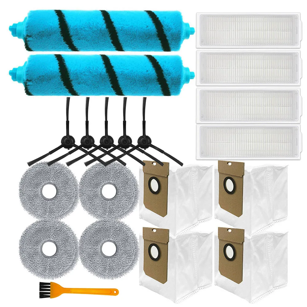 Hepa Filter Mop Rag For Conga 11090 Spin Revolution Main Side Brushes Dust Bags Robot Vacuum Cleaner Parts