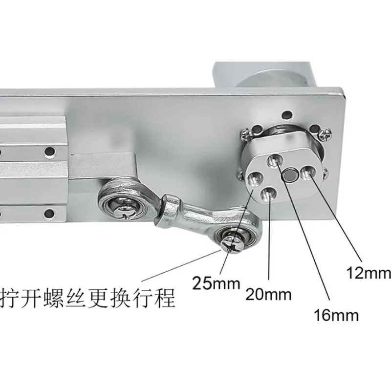 for Reciprocating Linear Actuator DC Gear Motor 12V 24V Stroke Adjustable 12-25mm 5-1000RPM