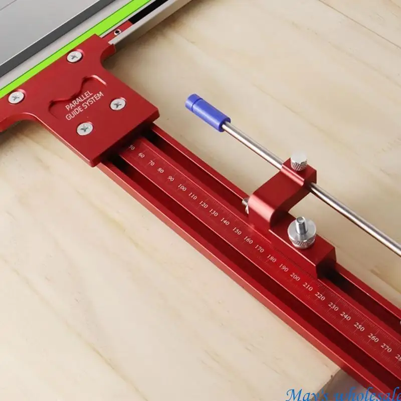 

1200mm Woodworking Parallel Guide System Alloy T-track for Electric Circular Engraving Machine Slotting Track 448A