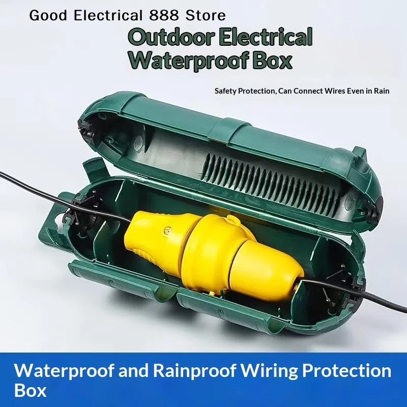 【G】Outdoor Waterproof Electrical Connection Box Durable Dustproof Weatherproof Shell For Garden Construction Works