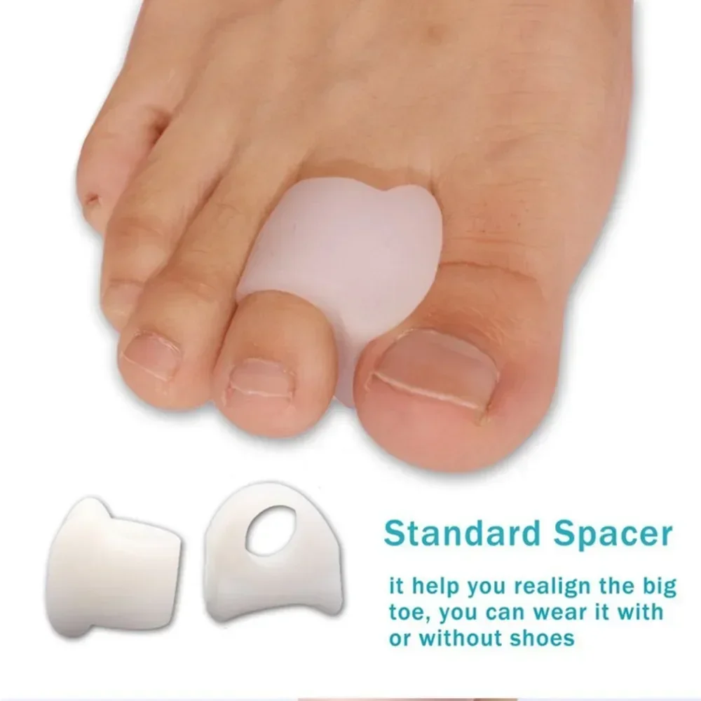 7 PZ/SET Toe Separator Metatarso Stecca Plantari Sollievo Dal Dolore Strumento di Cura Del Piede Borsite Maniche Alluce Valgo Correttore Allineamento