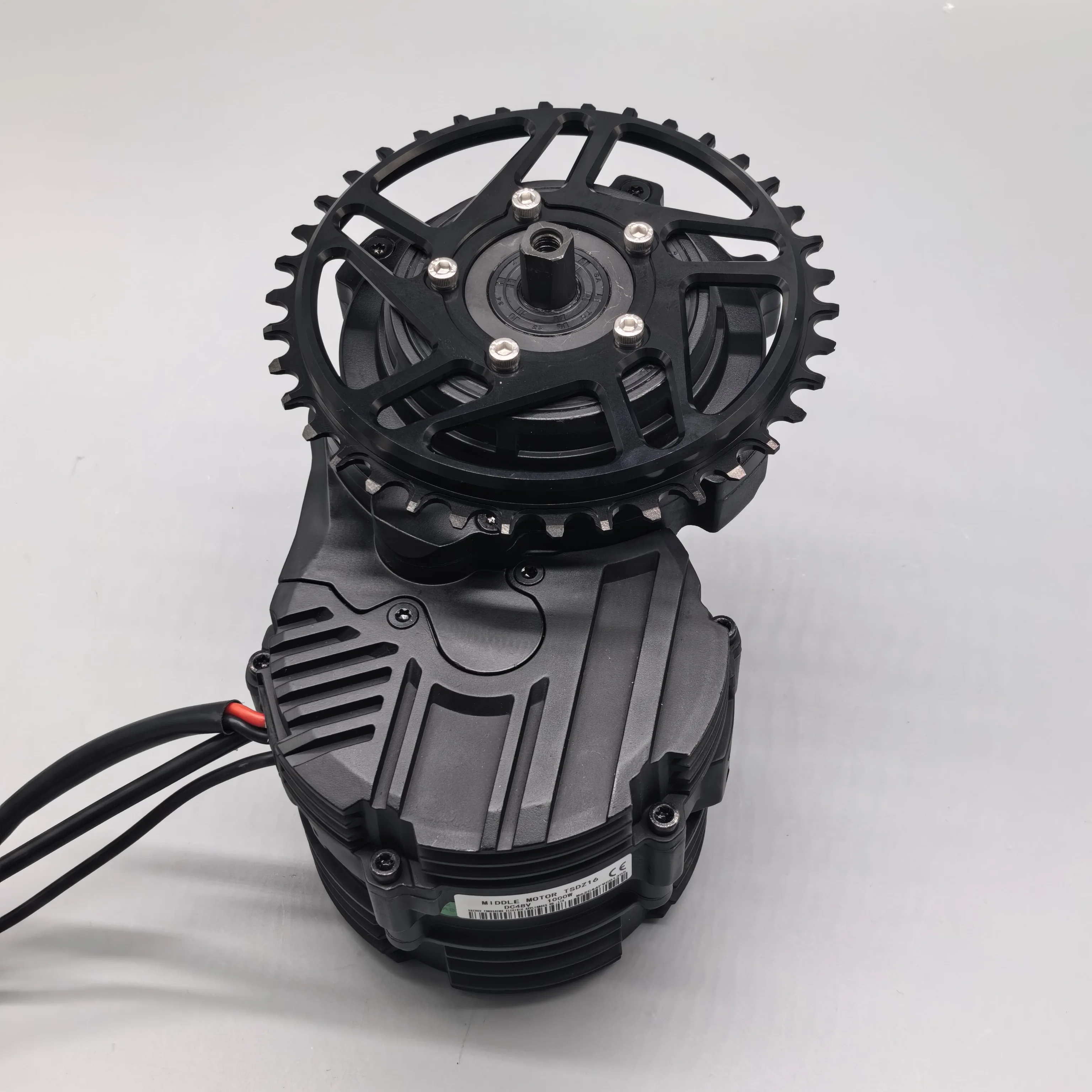 Narrow Wide Chainring for Tongsheng TSDZ8 TSDZ16 Mid Drive Motor,32T-38T 7mm Offset, CNC 7075‑T6 Aluminum E‑Bike Sprocket