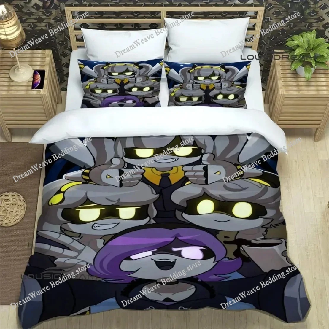 

Customisable Murder-Drones Bedding Set, 3D Printing Murder-Drones Duvet Cover Sets with Pillowcase Single Twin Full Queen King